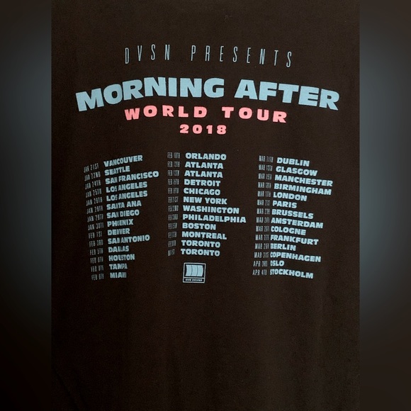 L 2018 DVSN Concert Shirt - Picture 4 of 5